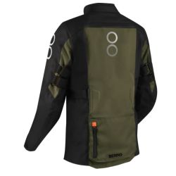 Veste moto BERING ZEPHYR Noir kaki orange