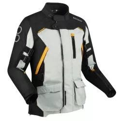 Veste moto BERING ZEPHYR Noir gris jaune