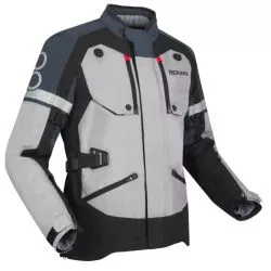 Veste moto BERING HALIFAX Noir Anthracite Rouge
