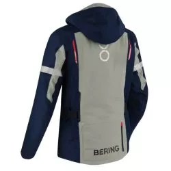 Veste moto BERING AUSTRAL GORE-TEX Marine Gris Rouge