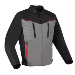 Blouson moto BERING OTAGO Noir Gris