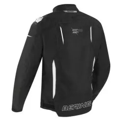 Blouson moto BERING GANG noir gris blanc