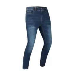Jean moto BERING TRUST SLIM Bleu délavé