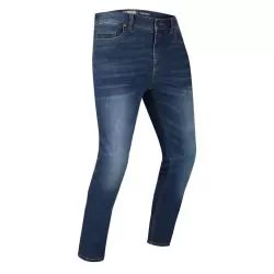 Jean moto BERING TRUST TAPERED Bleu délavé