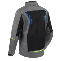Veste moto BERING BAKUNDU Gris Noir Bleu