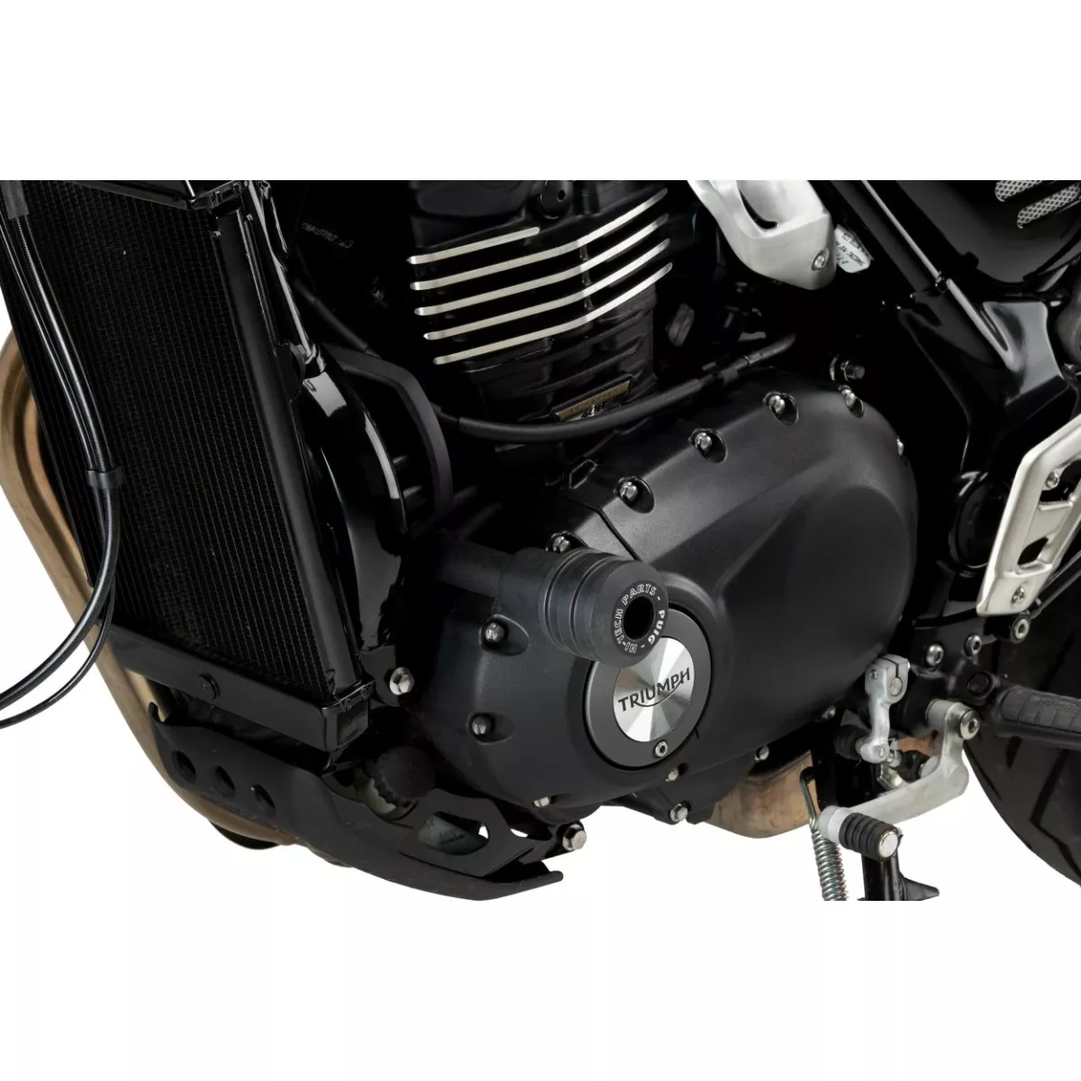 Protection Moteur Puig Vintage 2.0 Noir - Compatible Yamaha XSR900 2022-2023 - 11