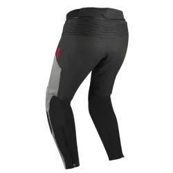 Pantalon moto cuir BERING SNAP Noir Gris