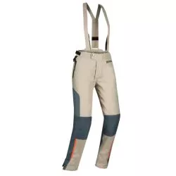 Pantalon moto femme BERING LADY SIBERIA Beige Gris Orange