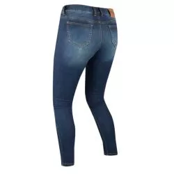 Jean moto femme BERING LADY TRUST SLIM Bleu délavé