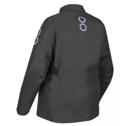 Veste moto femme grande taille BERING LADY PAMELA Noir Lilas