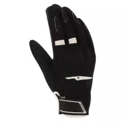 Gants moto femme Bering LADY FLETCHER EVO Noir Blanc
