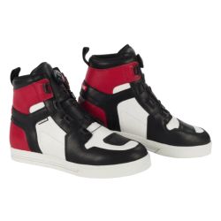 Baskets moto Bering REFLEX Noir Blanc Rouge