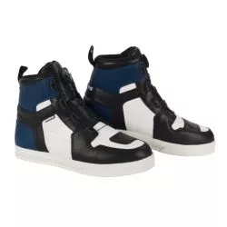 Baskets moto Bering REFLEX Noir Blanc Bleu