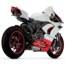 Silencieux WORKS ARROW 71160PK Titane, embout Carbone Ducati Panigale V2 955, Streetfighter V2