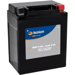 Batterie TECNIUM sans entretien activé usine - BB14L-A2