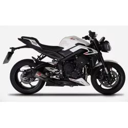 Ligne complète homologuée ZARD, titane, pour Triumph Street Triple765 2023 et +