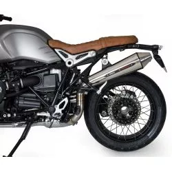 Silencieux Slip-on BOS Taper conique inox position haute BMW RnineT 2014-2020