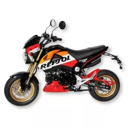 Sabot moteur 2 parties + grille Ermax pour Honda MSX125 (GROM) 2013-2015