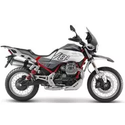 Housse de selle Isotta Comfort en fibre 3D couleur NOIR GRIS BLANC ROUGE Moto Guzzi V85TT