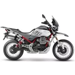 Housse de selle Isotta Comfort en fibre 3D couleur NOIR GRIS BLANC Moto Guzzi V85TT