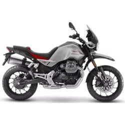 Housse de selle Isotta Comfort en fibre 3D couleur NOIR ROUGE Moto Guzzi V85TT
