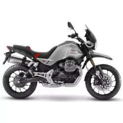 Housse de selle Isotta Comfort en fibre 3D couleur NOIR ROUGE Moto Guzzi V85TT