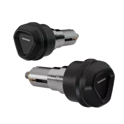 HIGHSIDER Ventura-LS Handle Bar Ends, Black, Pair