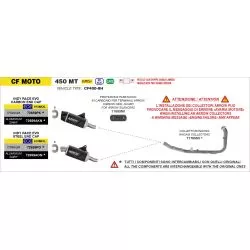 Silencieux INDY RACE EVO ARROW 72659PK Titane CF Moto 450 MT 2025 et +