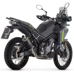 Silencieux INDY RACE EVO ARROW 72659AON Aluminium Dark embout acier CF Moto 450 MT 2025 et +