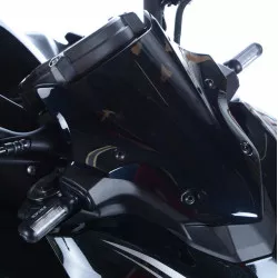 Adaptateur clignotant R&G RACING noir - Kawasaki Versys-X 300, Z125 / Ninja 125, Z400 / Z250
