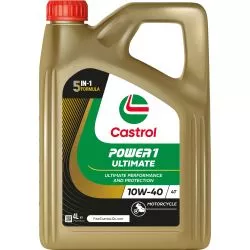 Huile moteur 4T 10W40 CASTROL Power1 ULTIMATE 4L - 100% synthèse
