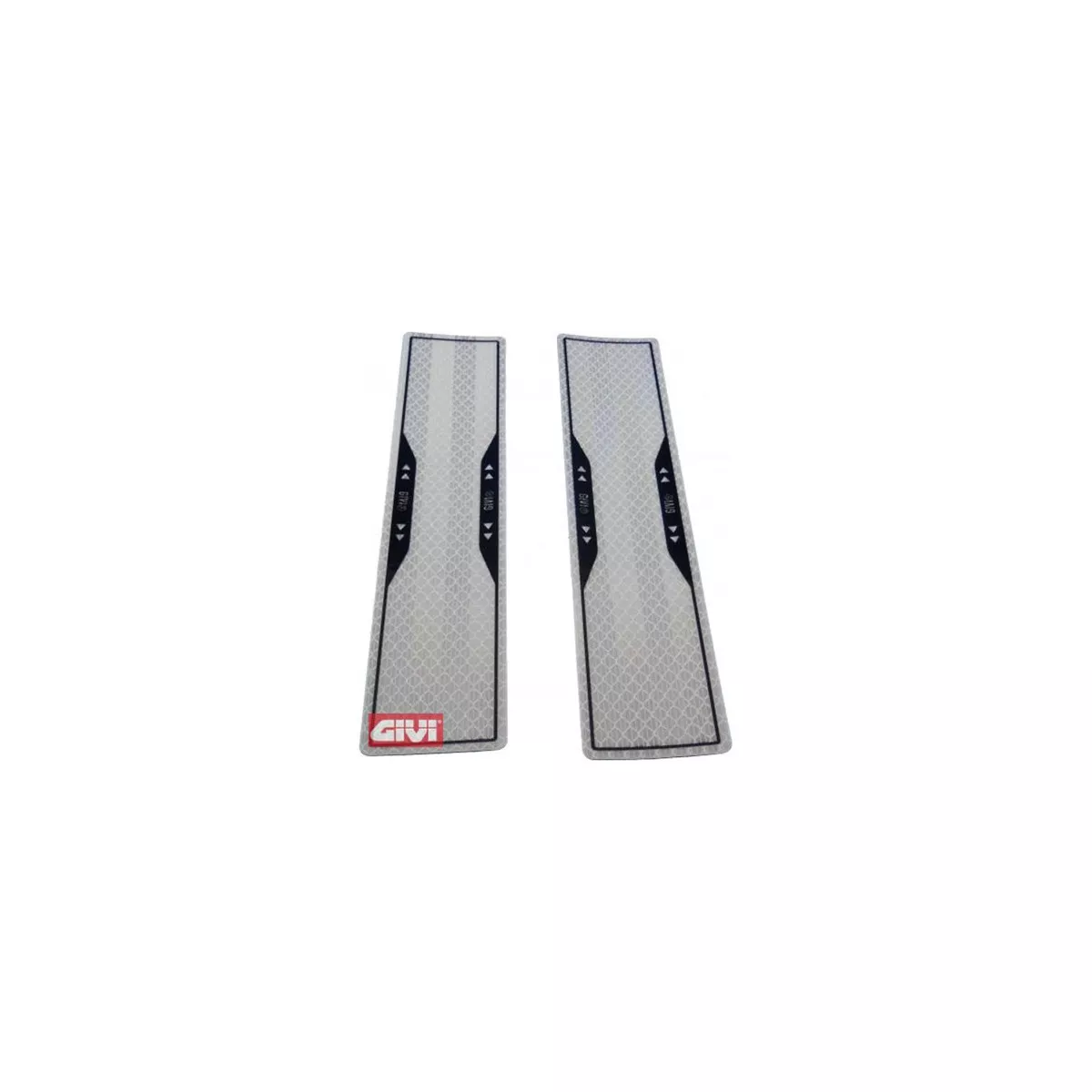Lot De 2 Autocollants Réfléchissants World Adventure - Universels Pour Valises, Bagages - Noir (32x14 Cm)