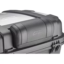 Dossert noir simili cuir pour Valise Top Case MONOKEY GIVI Trekker 52 litres aluminium ou noir