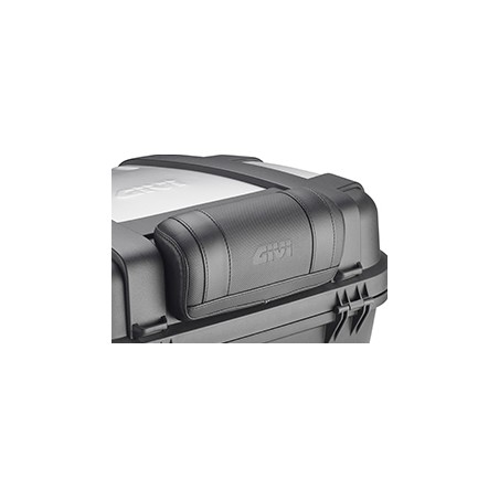 Dossert noir simili cuir pour Valise Top Case MONOKEY GIVI Trekker 52 litres aluminium ou noir