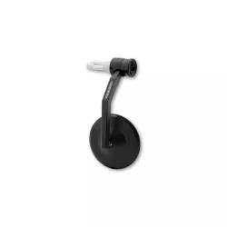 Rétroviseur d'embout de guidon HIGHSIDER pro Montana-Rim avec clignotant LED - noir - l'unité