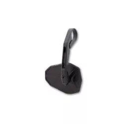 Rétroviseur d'embout de guidon HIGHSIDER pro Victory-Slim long - noir - l'unité