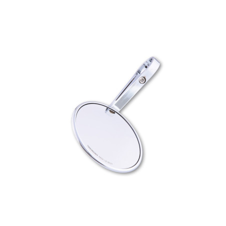 Rétroviseur Highsider Montana alu pour extrémité de guidon - Réversible - Homologué