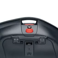 Paire de valises latérales MONOKEY V35NT GIVI 35 litres noir avec enjoliveur noir gaufré et catadioptres transparents