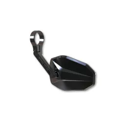 Rétroviseur d'embout de guidon HIGHSIDER pro Victory court - noir - l'unité