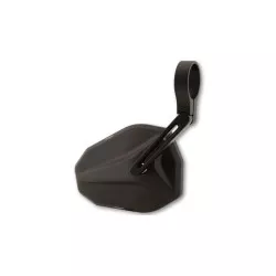 Rétroviseur d'embout de guidon HIGHSIDER pro Victory-Blast court - noir - l'unité