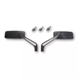 Rétroviseur de guidon HIGHSIDER pro Action  - noir - la paire