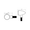 Clignotant LED HIGHSIDER Proton Three 3en1 - clignotant/feu stop/feu de position arrière