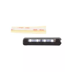 Éclairage de plaque d'immatriculation HIGHSIDER 4 LED – Autocollant, noir