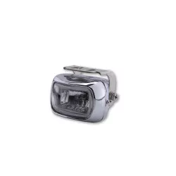 Feu antibrouillard HIGHSIDER – Boîtier aluminium chromé, verre transparent