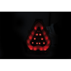 Feu arrière LED HIGHSIDER – Teinté, pour Yamaha YZF-R6 (2008–2015)