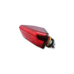 Feu arrière LED HIGHSIDER – Verre rouge, avec éclairage de plaque (homologué)