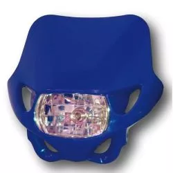 Plaque phare BIHR Enduro bleu 12V/35W - Universel