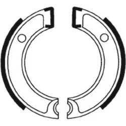 Mâchoires de frein TECNIUM - BA112 - Yamaha Jog 50 E 88-90, PW 50 90-24