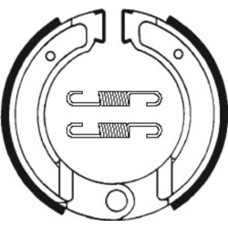 Mâchoires de frein TECNIUM organique - BA120 - KTM GS 125 1976-1983