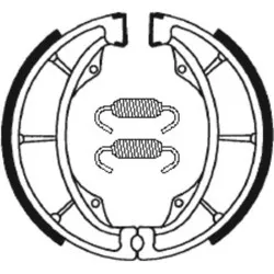 Mâchoires de frein TECNIUM organique - BA183 - Kawasaki Eliminator 125 98-07, KLX 250 79-80, KX 125 74-82, KX 250 82-85, KX 500 